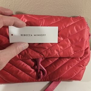 Rebecca Minkoff Quilted Pink Crossbody Bag--Brand New!